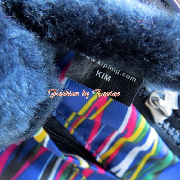 New Kipling Sanaa Wheeled Backpack w Furry Monkey - Picture 3 of 8